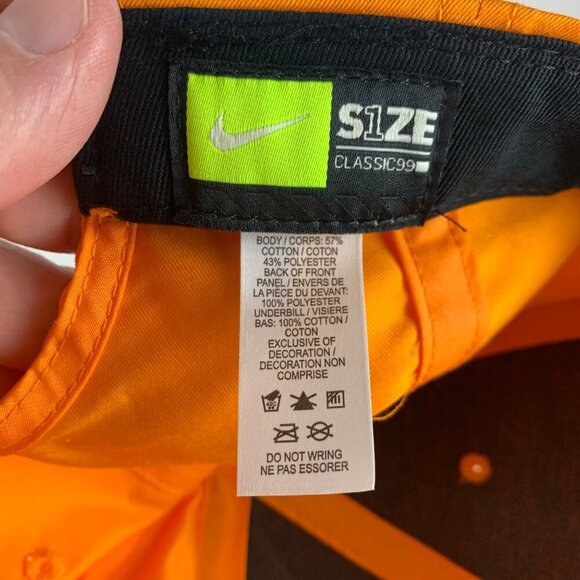 Tennessee Volunteers NCAA Orange Nike Classic99 Strapback Adjustable Hat - Picture 5 of 5